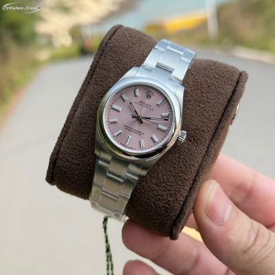 N Factory Rolex Oyster Perpetual 31mm 2232 Movement Ice Blue Luminious Pink Dial Watch